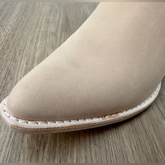 ✨New JEFFREY CAMPBELL Calvera 2k Western Tall Boots Nubuck Beige Womens 8M - Picture 11 of 15